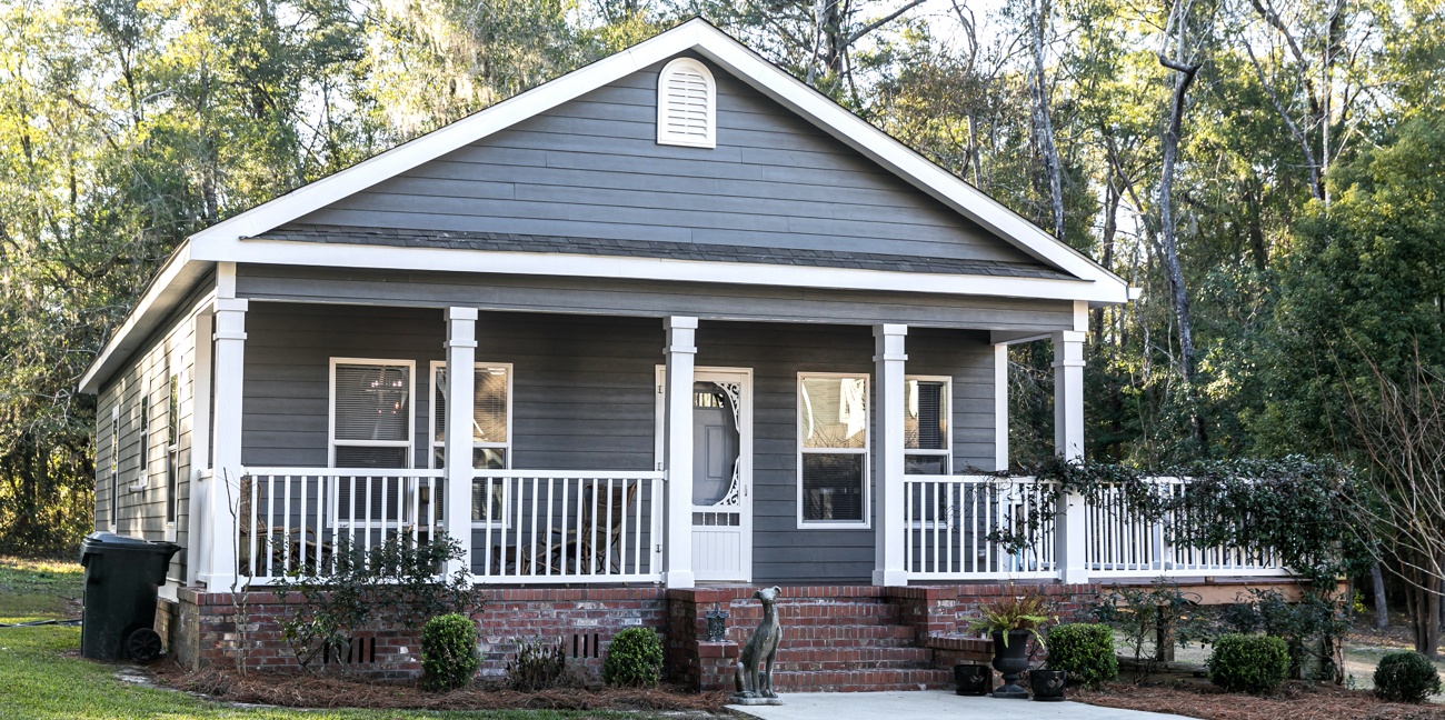 Small home with porch